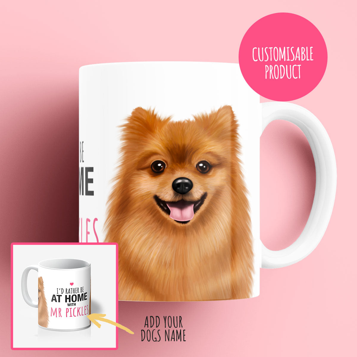 Personalised Pomeranian Mug