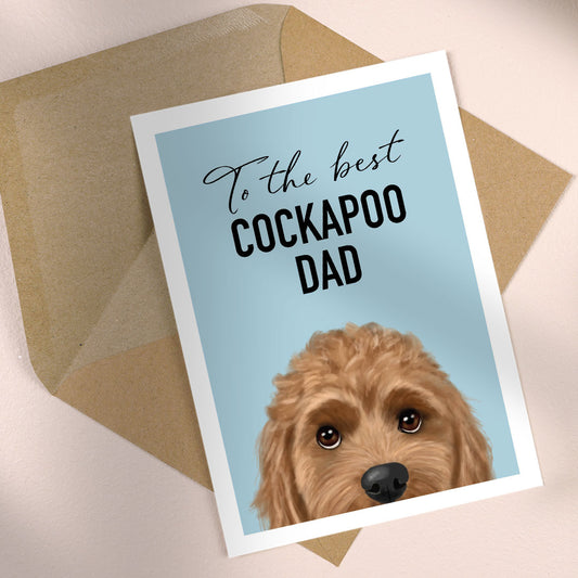 Cockapoo - Best Cockapoo Dad Card