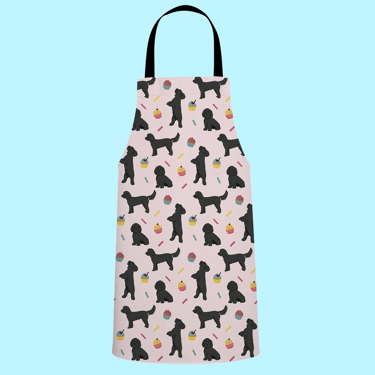 Black Cockapoos and Cupcakes Apron