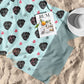 Black Cockapoos Beach Towel