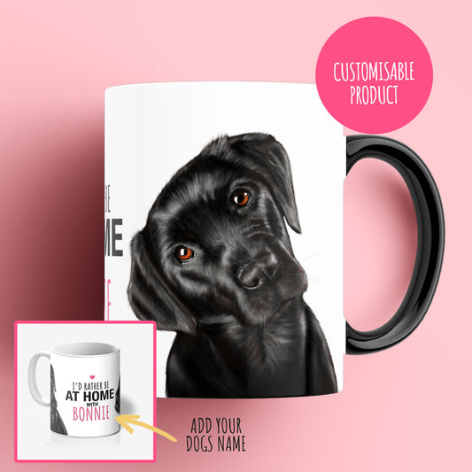 Personalised Black Labrador Mug