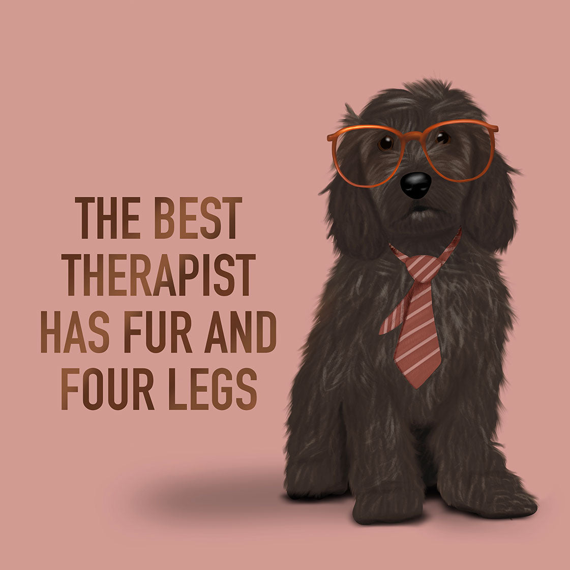 Black Cockapoo Therapist Mug