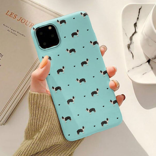 Border Collie Pattern iPhone Snap Case