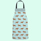 Red and White Bulldogs Apron