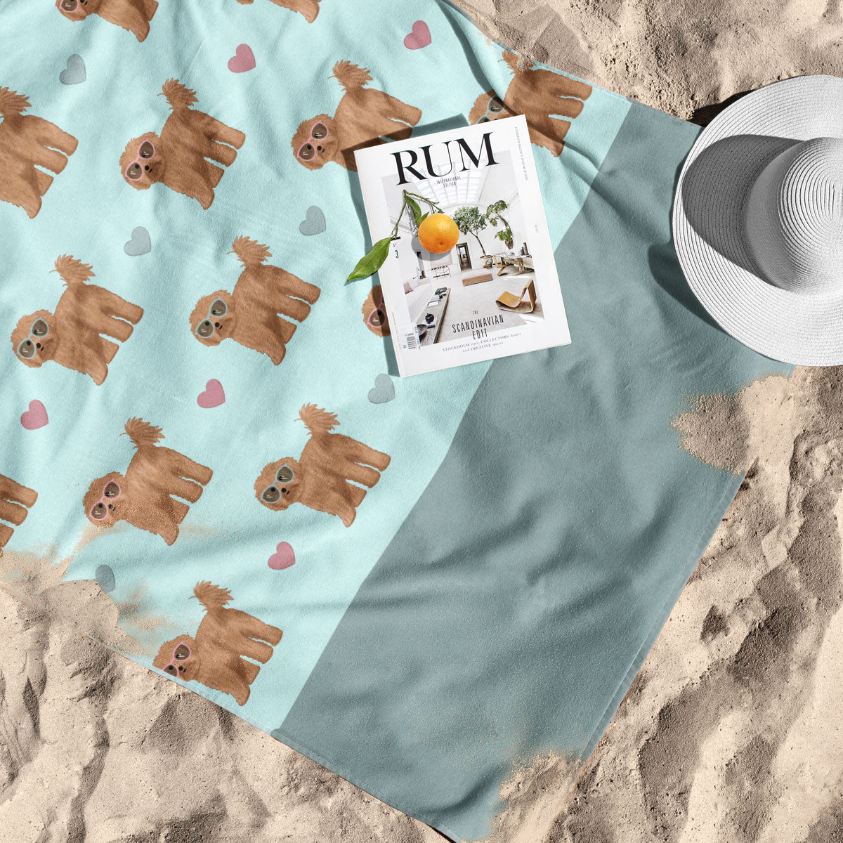 Cavapoos Beach Towel