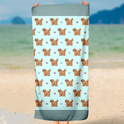 Cavapoos Beach Towel