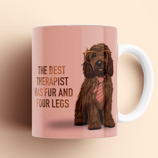 Chocolate Cockapoo Therapist Mug