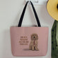 Cockapoo Therapist Canvas Tote Bag