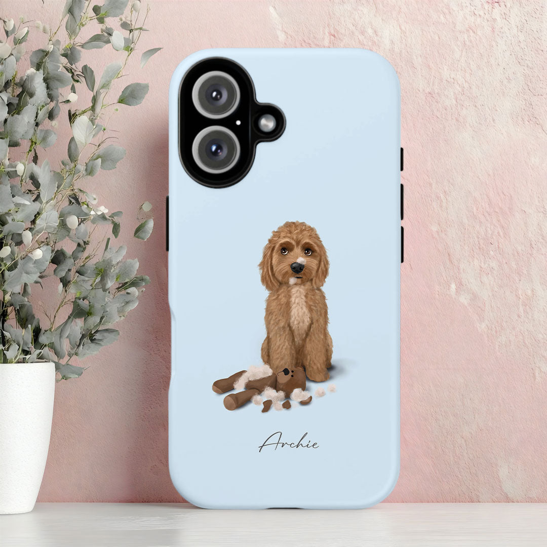 Personalised Cockapoo "It Wasn't Me" iPhone Tough Case