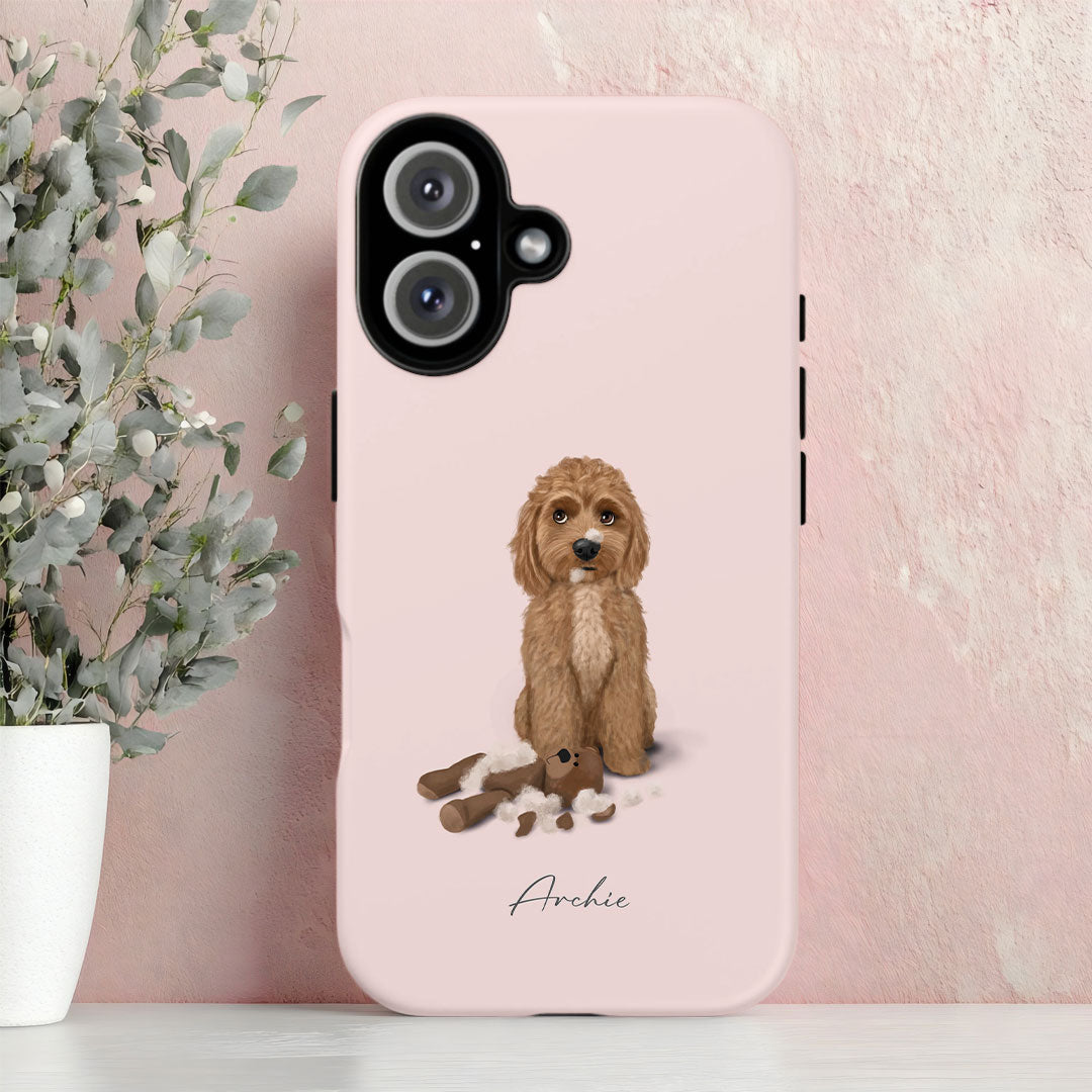 Personalised Cockapoo "It Wasn't Me" iPhone Tough Case