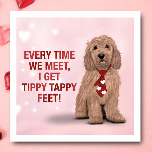 Cockapoo "Tippy Tappy" Card