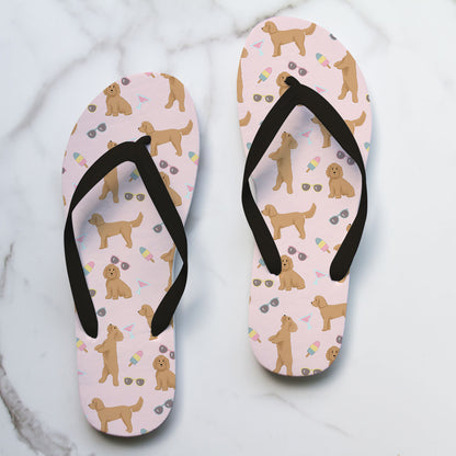 Cockapoos Summer Flip Flops