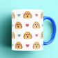 Cockapoos in Glasses Patterned Mug