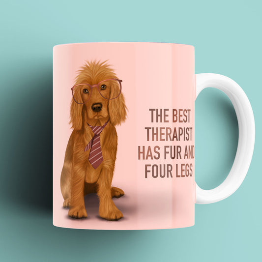 Golden Cocker Spaniel Therapist Mug