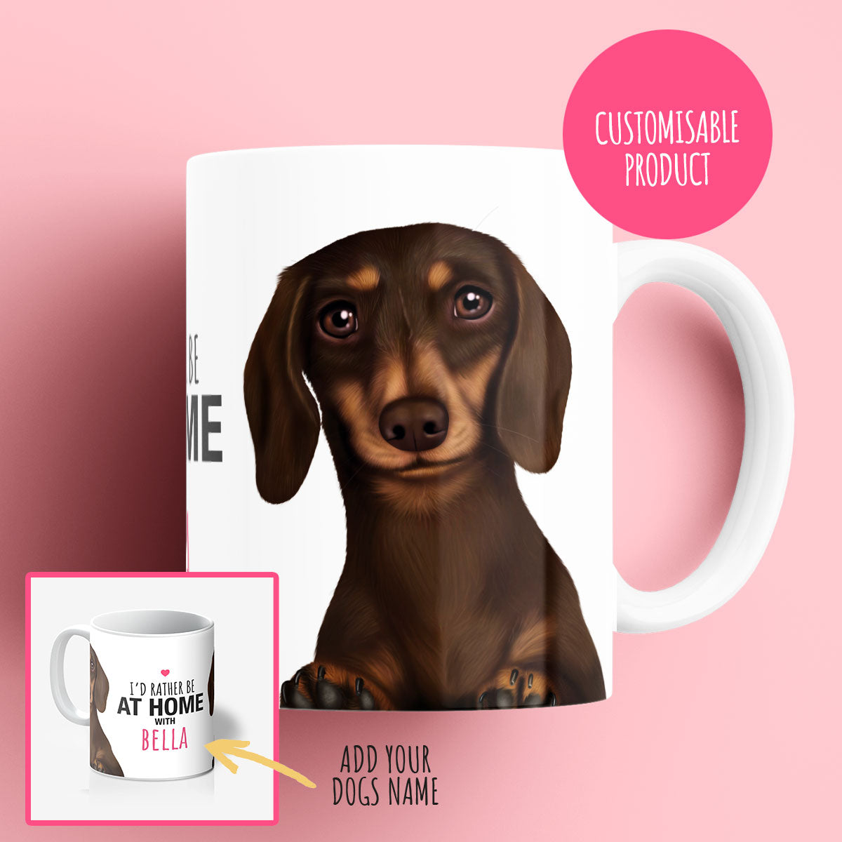 Personalised Dachshund Mug