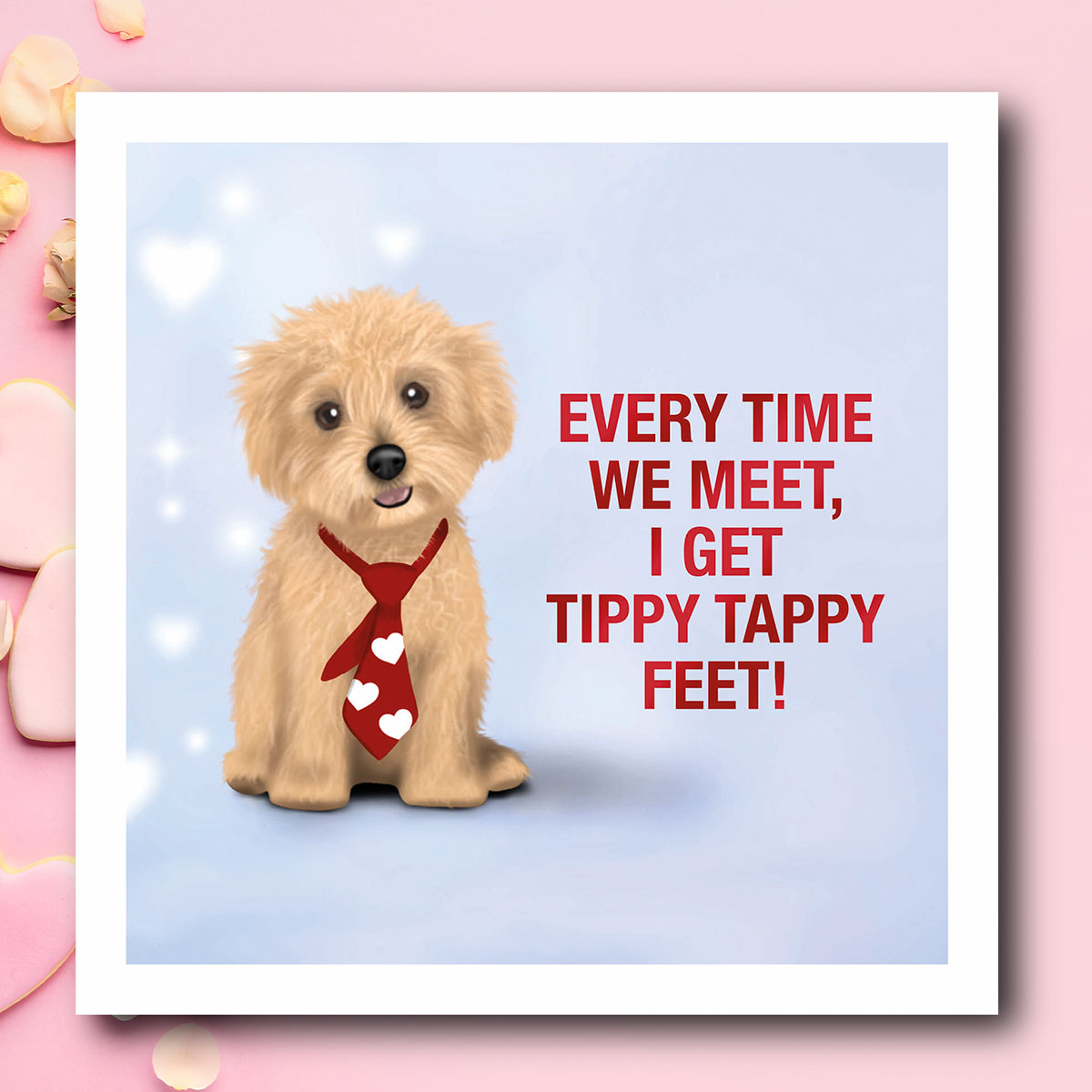 Maltipoo "Tippy Tappy" Card