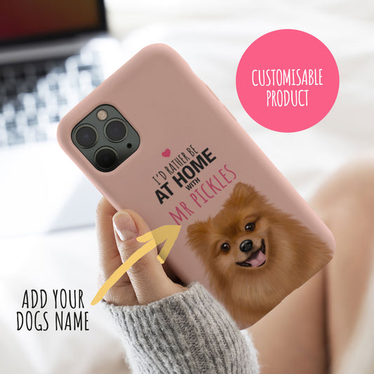 Home with my Pomeranian iPhone Snap Case