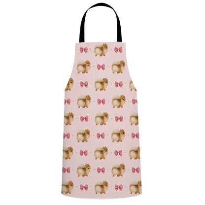 Pomeranians and Bows Apron