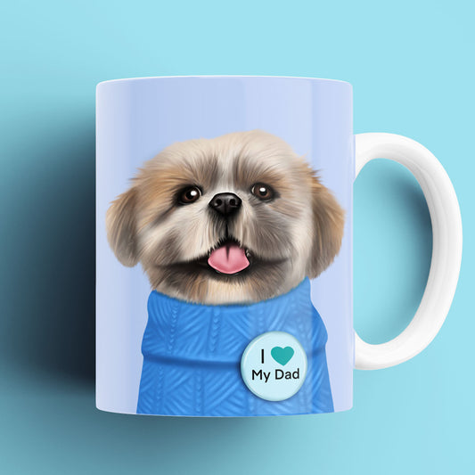 Shih Tzu "I love my Dad" Mug