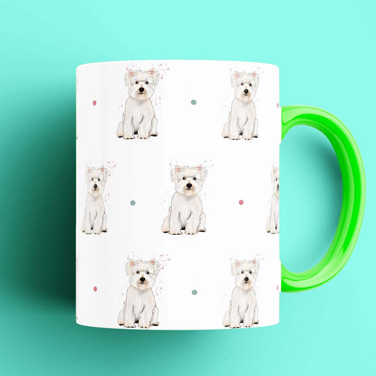 West Highland Terrier Patterned Mug