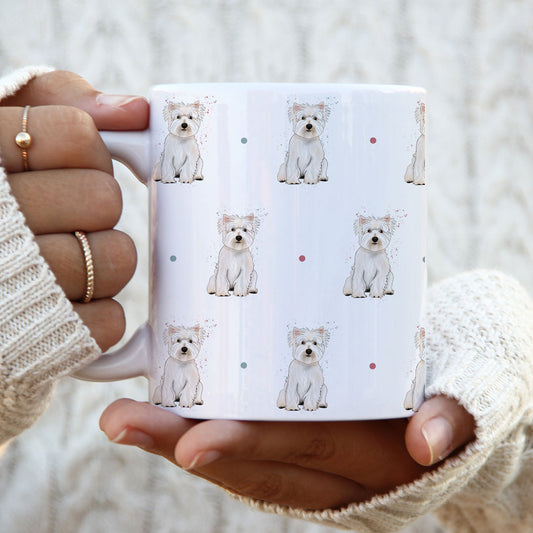 West Highland Terrier Patterned Mug