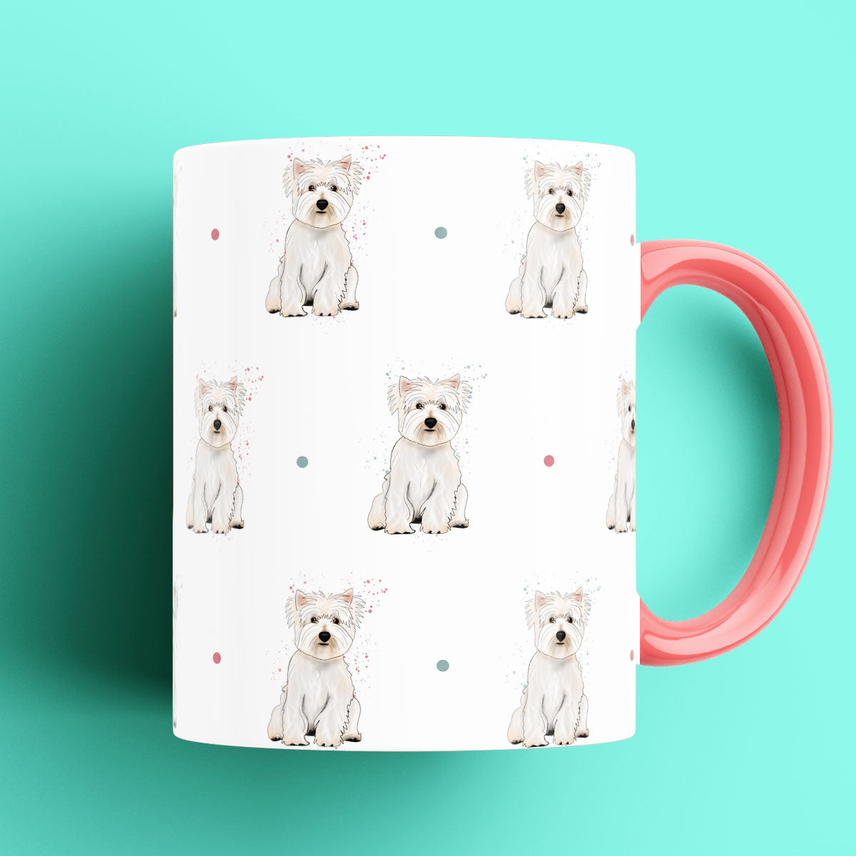 West Highland Terrier Patterned Mug