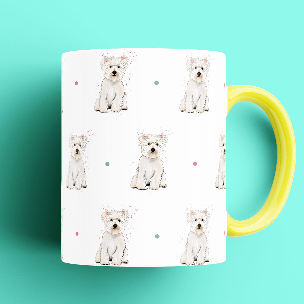 West Highland Terrier Patterned Mug