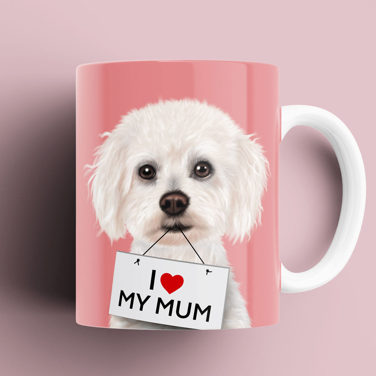 Bichon Frise "I love my mum" Mug