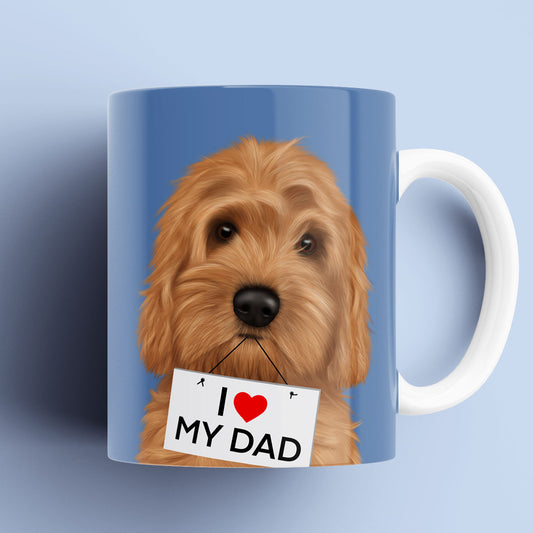 Cockapoo "I love my Dad" Mug