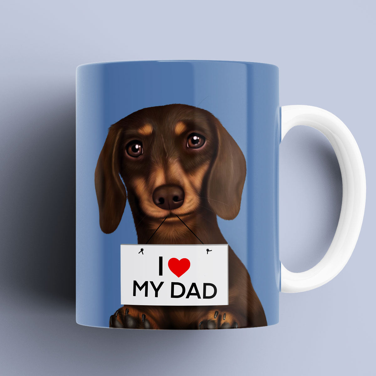 Dachshund "I love my Dad" Mug