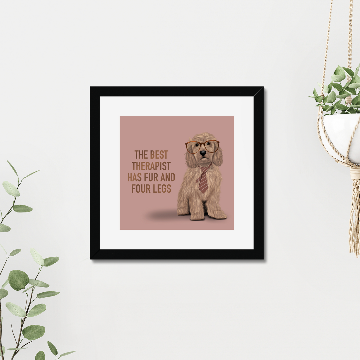 Cockapoo Therapist Framed Print