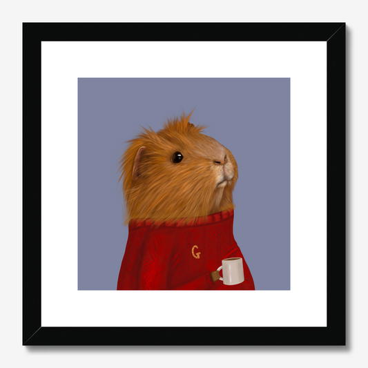 Gary the Guinea Pig Framed Print