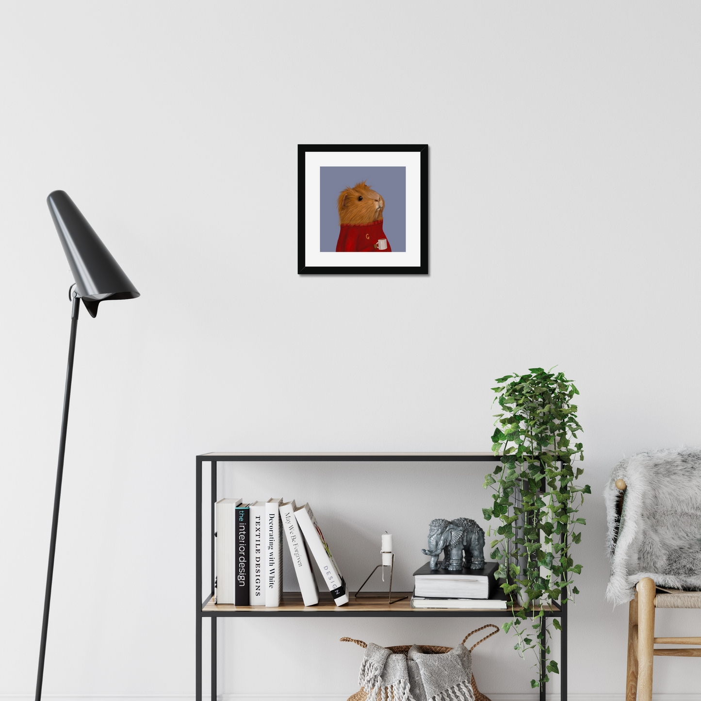 Gary the Guinea Pig Framed Print