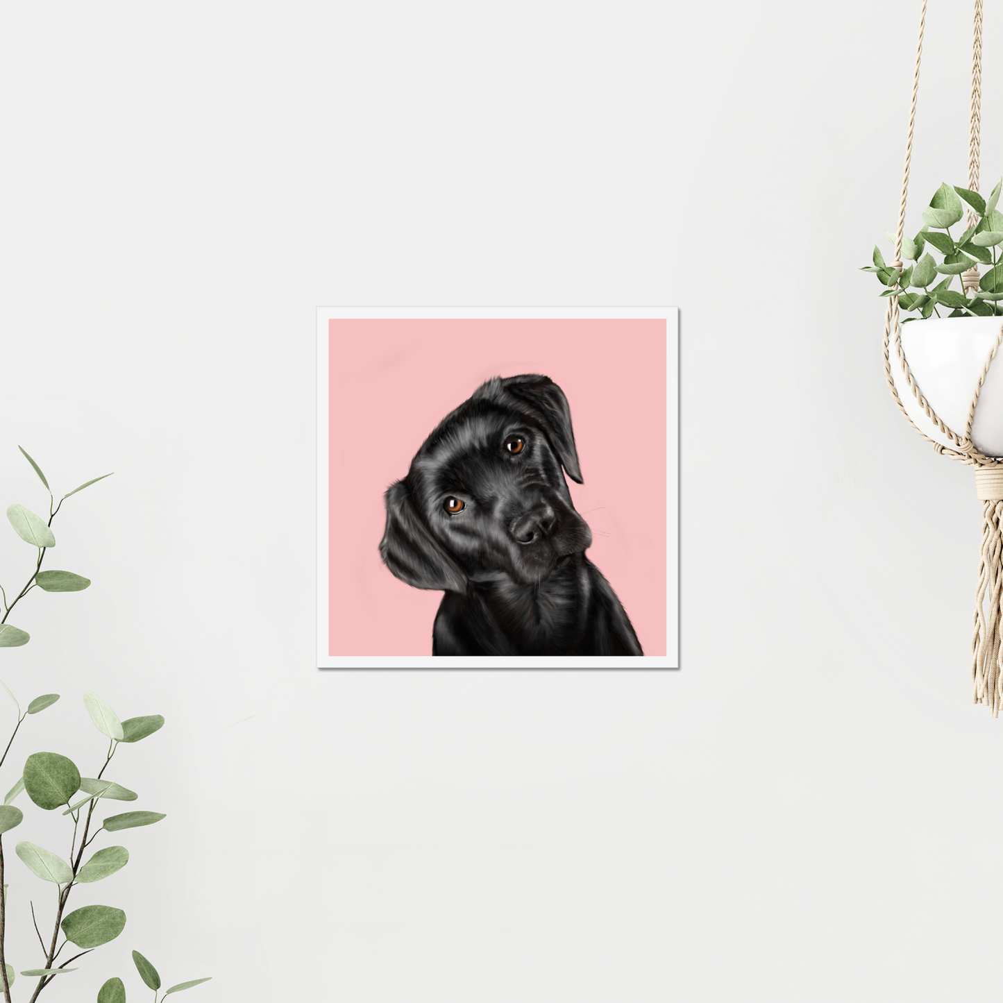 Black Labrador - Art Print