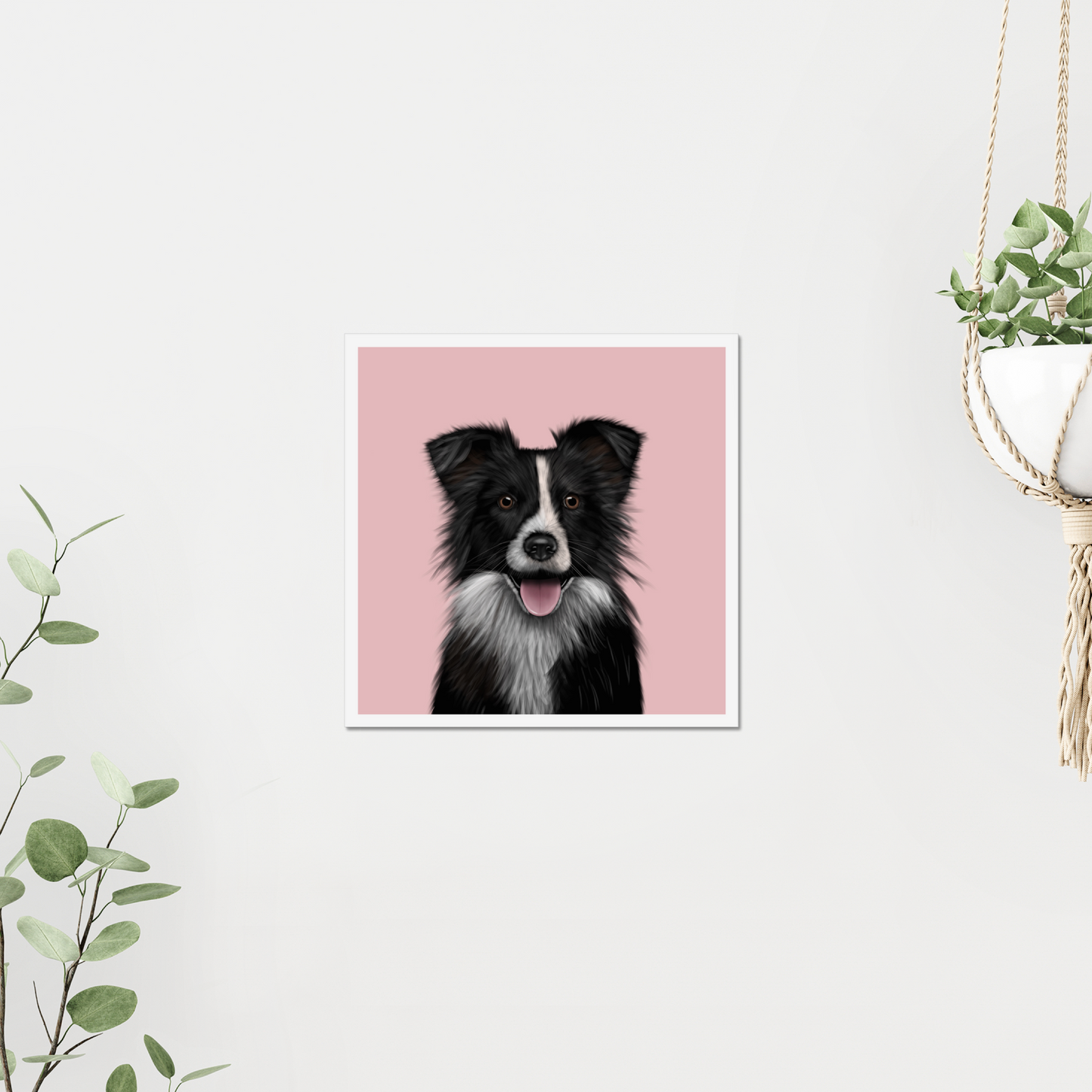 Border Collie Art Print