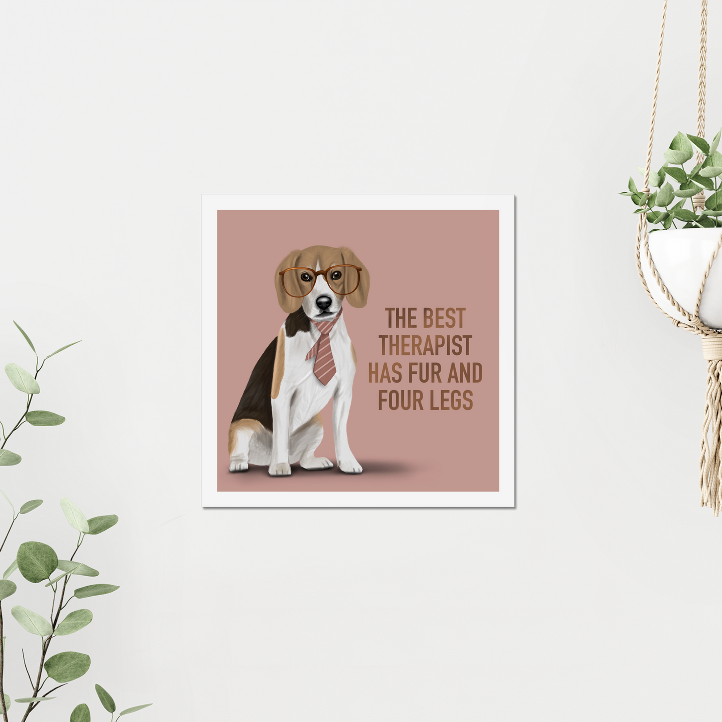 Beagle Therapist - Art Print