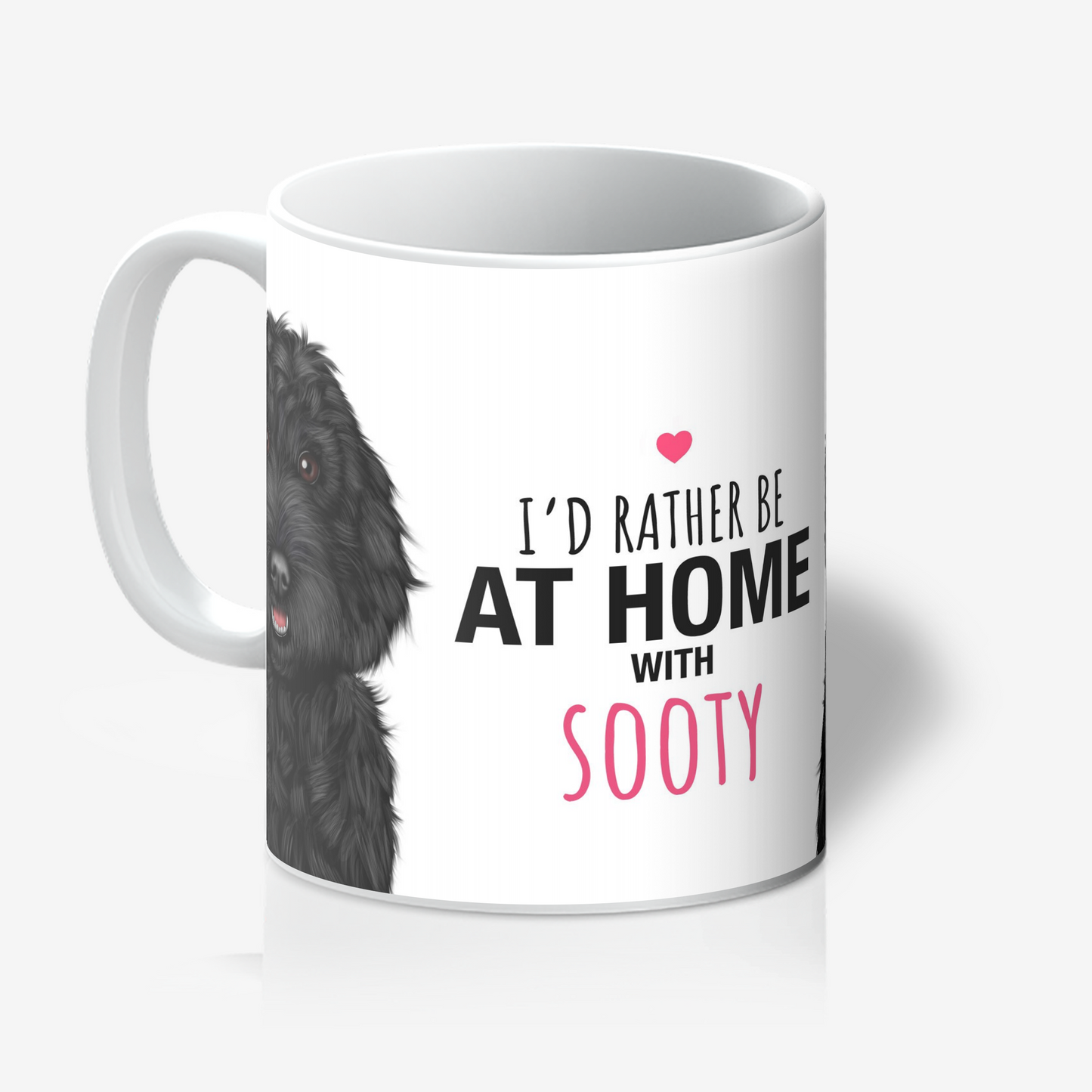 Personalised Black Cockapoo Mug