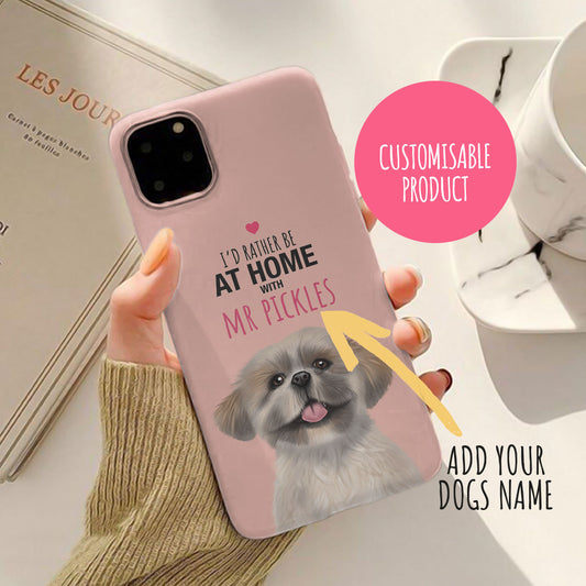 Home with my Shih Tzu iPhone Tough Case