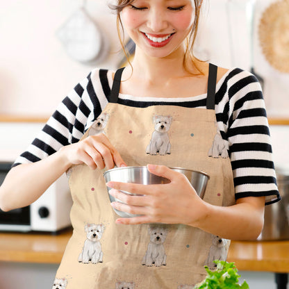 West Highland Terrier Pattern Apron