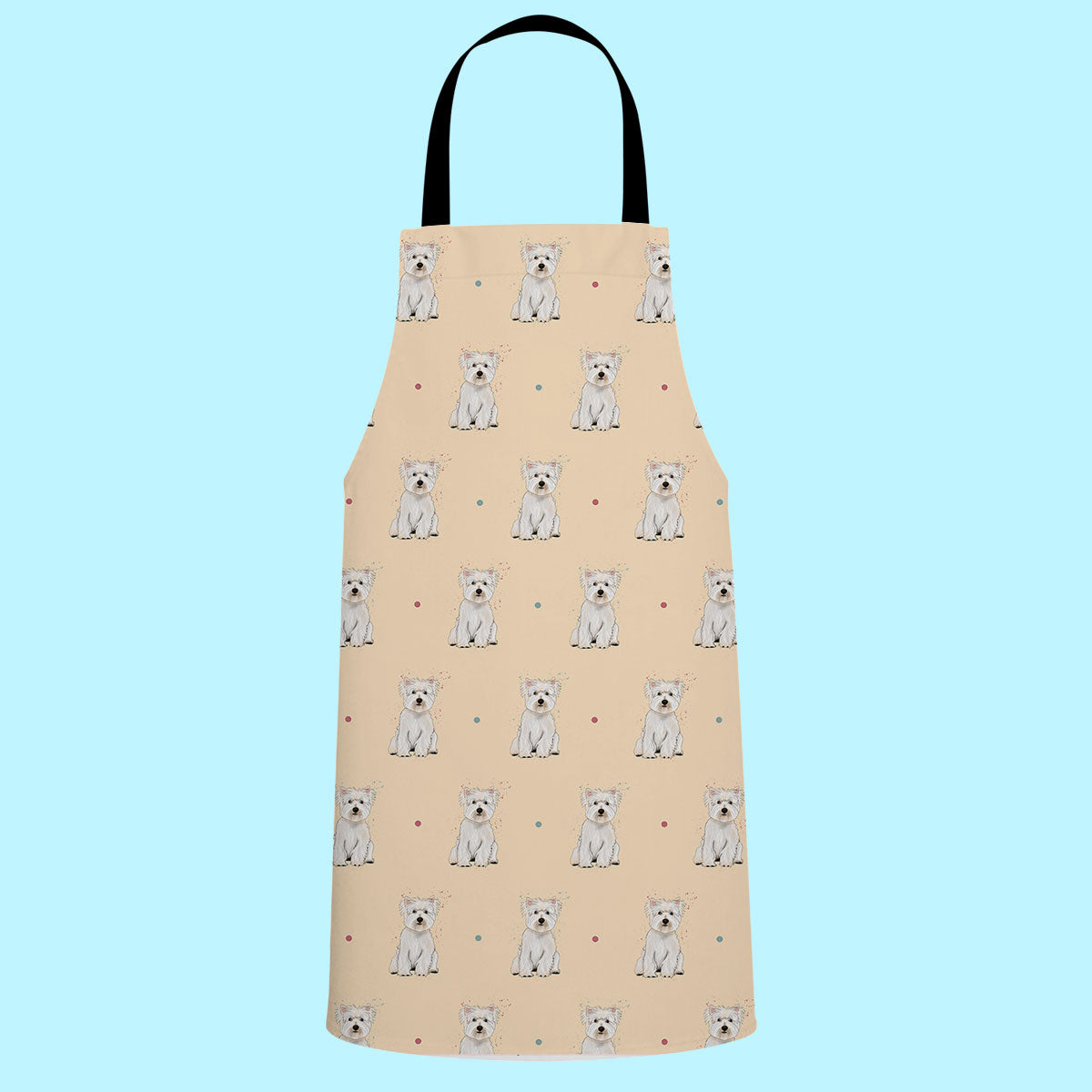 West Highland Terrier Pattern Apron