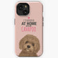 Home with my Cavapoo iPhone Tough Case