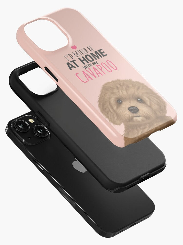 Home with my Cavapoo iPhone Tough Case