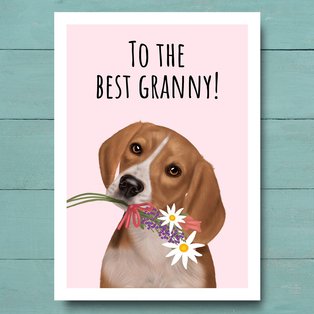 Beagle Best Granny Card