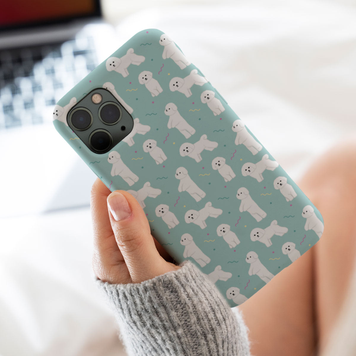 Bichon Frise iPhone Tough Case