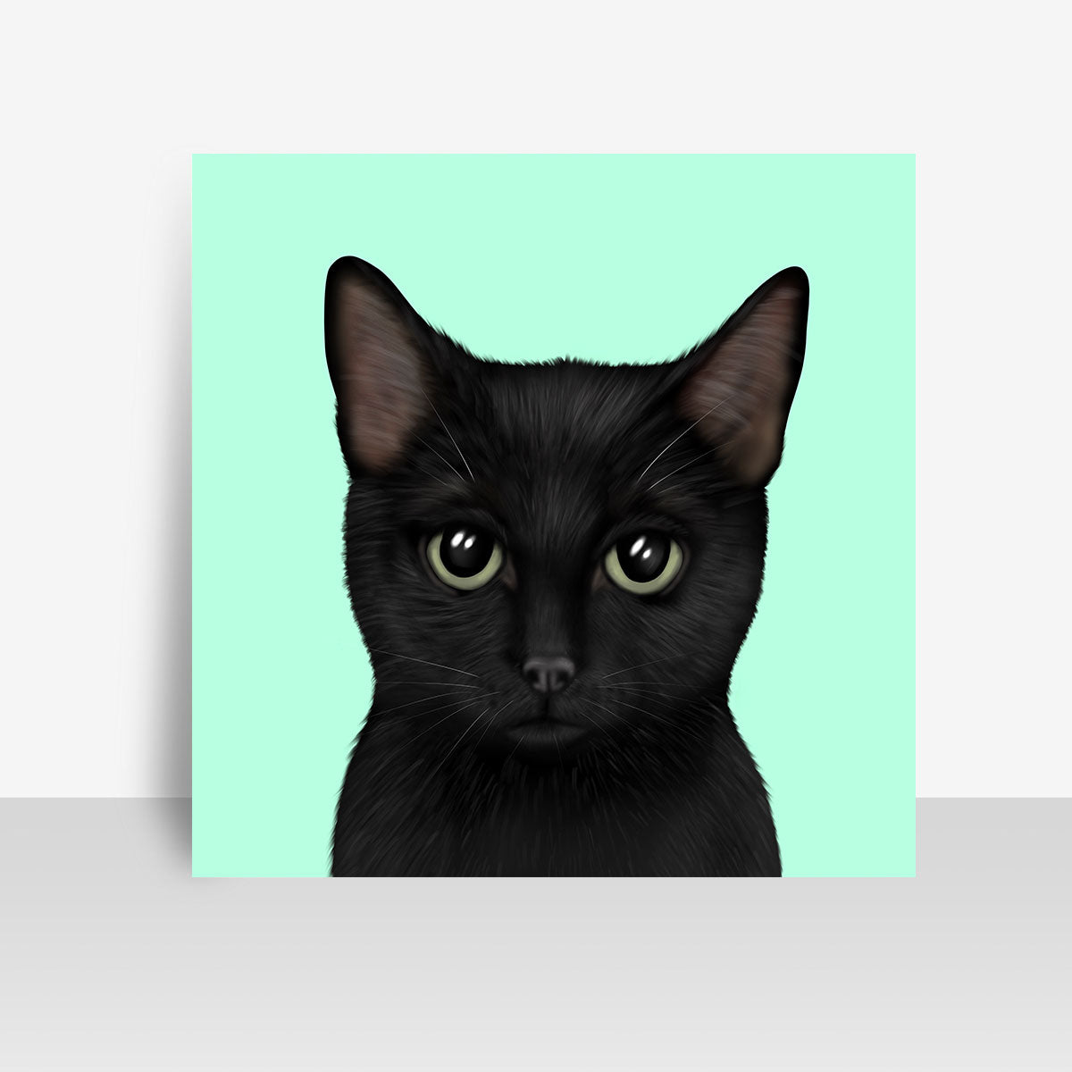 Black Cat Art Board