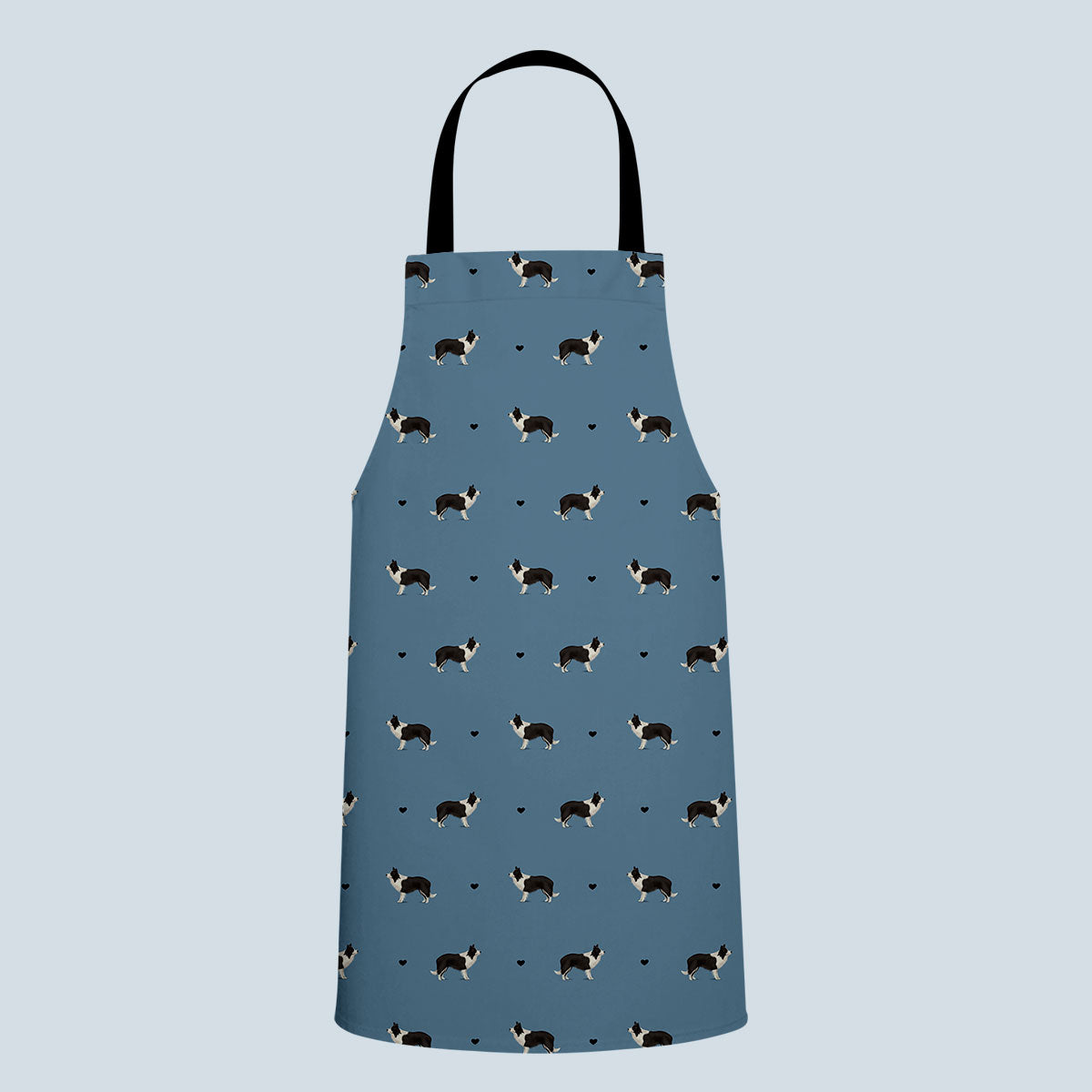 Border Collie and Hearts Apron