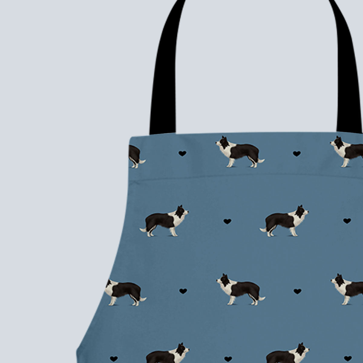 Border Collie and Hearts Apron