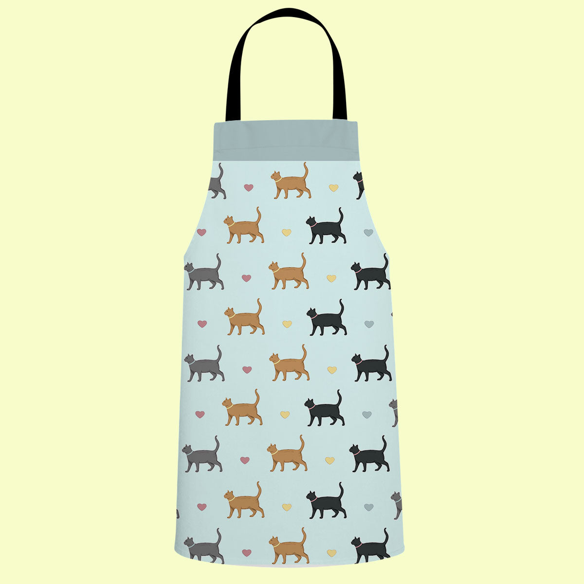 Cats and Hearts Apron