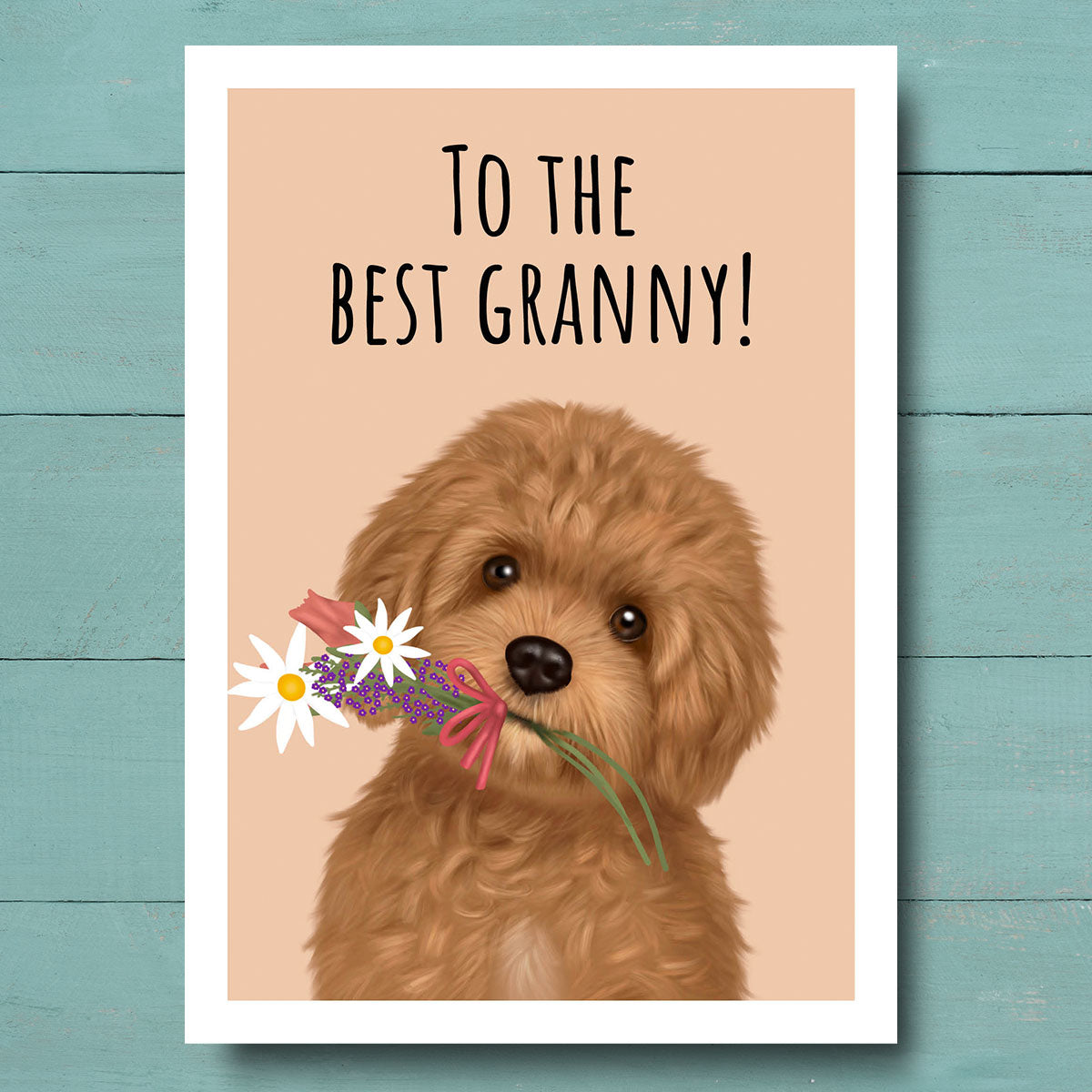 Cavapoo Best Granny Card