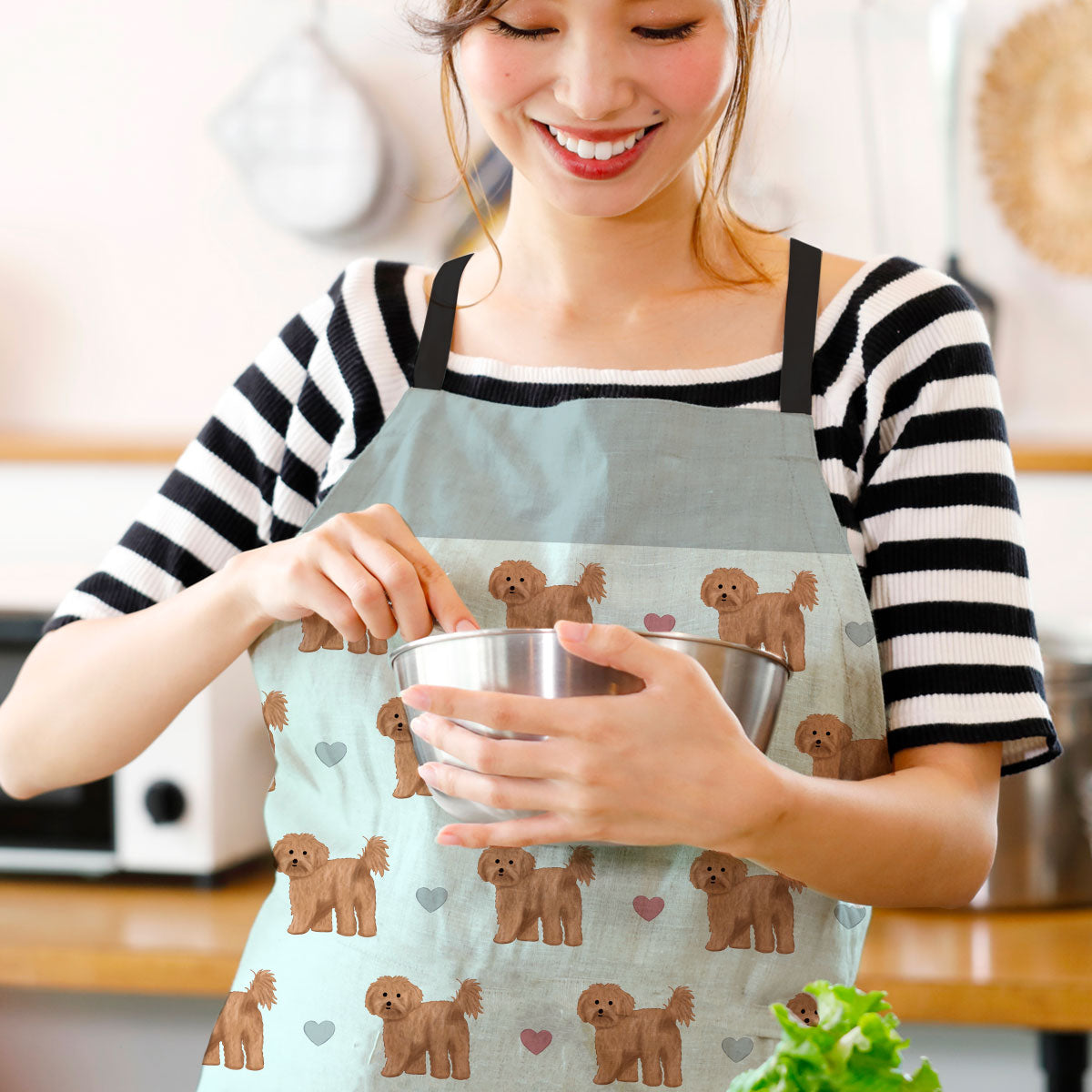 Cavapoos and Hearts Apron